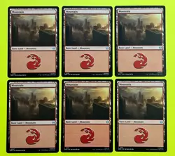 MTG Mountain Basic Land Lot x6 – Magic The Gathering – NM Condition L10 - Image 1