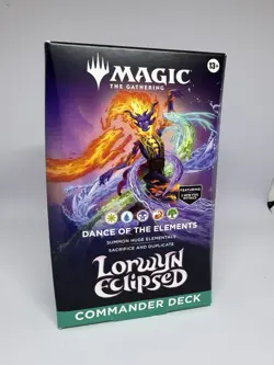 SEALED Magic the Gathering Lorwyn Eclipsed Commander Deck Dance of the Elements - Image 1
