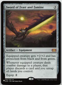 Sword of Feast and Famine Double Masters 296 NM M - Image 1