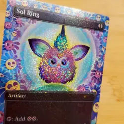 1x Sol Ring, Confetti Foil, Secret Lair Furby - 2330, Magic MTG NM - Image 2