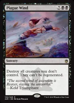 x1 Plague Wind R MTG Masters 25 M/NM, English - Image 1