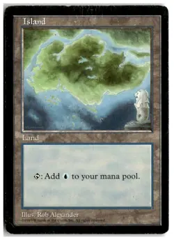 MTG Island - Clear Pack (Alexander) - APAC Lands Heavily Played English - Image 1