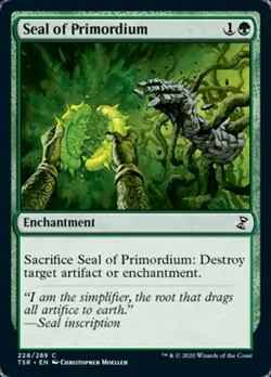 MTG Time Spiral Remastered C Seal of Primordium #228 PLAYSET x4 4x - Image 1