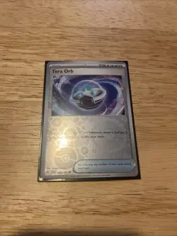 Pokemon TCG Reverse Holo Trainer Tera Orb 189/191 - Image 1