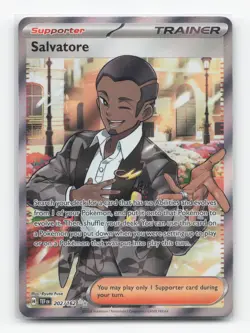 Pokemon TCG - Salvatore 202/162 Near Mint Ultra Rare Temporal Forces Holo - Image 1