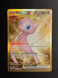 Pokemon TCG Mew EX 205/165 Scarlet & Violet 151 Hyper Rare Gold NM - Image 1