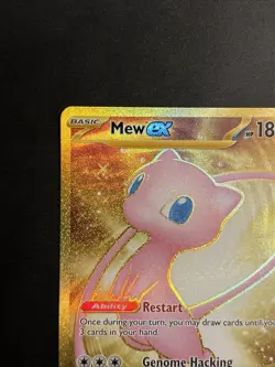 Pokemon TCG Mew EX 205/165 Scarlet & Violet 151 Hyper Rare Gold NM - Image 2
