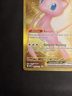 Pokemon TCG Mew EX 205/165 Scarlet & Violet 151 Hyper Rare Gold NM - Image 5