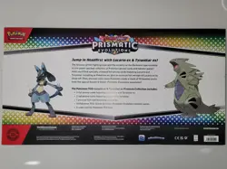 Pokemon Prismatic Evolutions Lucario ex & Tyranitar ex Premium Collection - Image 2
