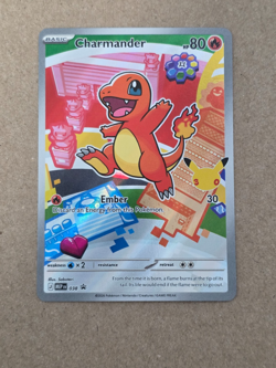 Charmander 038 First Partner Illustration Black Star Promo NM Pokemon TCG - Image 1