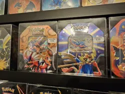 Pokemon TCG Slashing Legends EX Tin Set (2tins) - ZACIAN EX & KORAIDON EX - New - Image 1