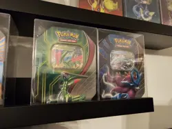 Pokemon Paradox Clash Tins Walking Wake Ex And IRON Leaves Ex - Image 1