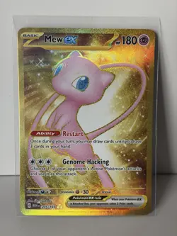 Pokemon Mew ex 205/165 Scarlet & Violet 151 Double Rare EX Full Art Holo - Image 1