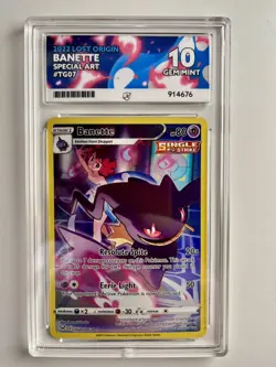 Pokemon TCG Banette TG07/TG30 Trainer Gallery Lost Origin - Ace 10 Perfect Subs - Image 2
