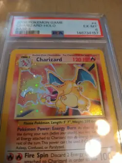1999 Pokemon Base Set 2 #4 Charizard-Holo - Image 2