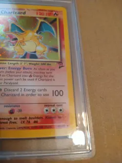 1999 Pokemon Base Set 2 #4 Charizard-Holo - Image 5
