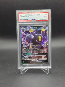 2017 Pokemon Sun & Moon #80 Umbreon GX PSA 9 MINT SUPER CLEAN GEM - Image 1