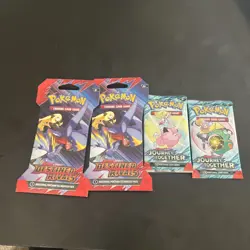 Pokemon Scarlet & Violet Destined Rivals Hanger Pack Sealed & 2 Journey Together - Image 1