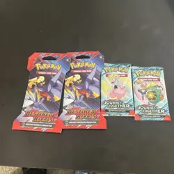 Pokemon Scarlet & Violet Destined Rivals Hanger Pack Sealed & 2 Journey Together - Image 2