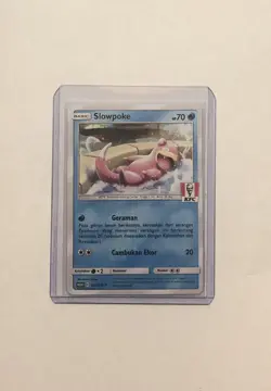 2021 Slowpoke Promo KFC/Pokemon 25th Anniversary Indonesia 183/SM-P MINT RARE - Image 1