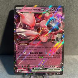 Team Rocket's Mewtwo ex 079/217 ME: Ascended Heroes Pokemon NM - Image 1
