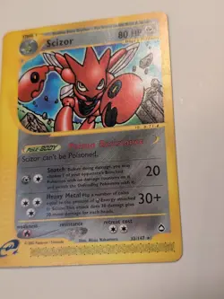 Pokemon Scizor Non Holo 32/147 Aquapolis (HP) - Image 2