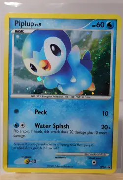 Piplup DP03 Diamond and Pearl Black Star Promo Holo Pokemon - Image 1