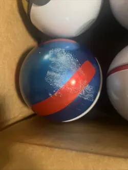 Lot of 6 Empty Pokemon Poke Ball metal collectible tins in assorted styles - Image 2