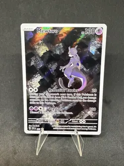 Pokemon Tcg Mewtwo 052 151 UPC Black Star Promo - Image 1