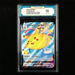 TQG 10 GEM MINT 2021 Pokemon ENG Flying Pikachu VMAX 007/025 R - Image 1