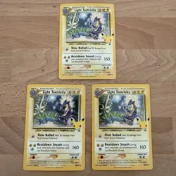 Pokemon TCG Sword & Shield Black Star Promo Light Toxtricity SWSH137 x3 - Image 1