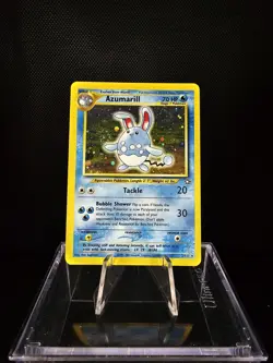Azumarill 2/111 - Neo Genesis Unlimited Holo Rare Pokemon TCG LP - Image 1