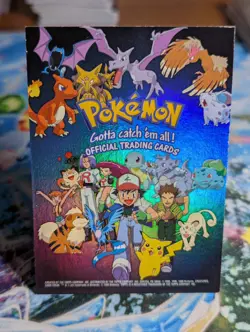 Pokemon Topps Series 1 Checklist Rainbow Foil! 🌈🔥 NM- - Image 1