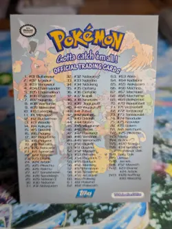 Pokemon Topps Series 1 Checklist Rainbow Foil! 🌈🔥 NM- - Image 2