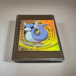 2000 Topps Pokemon TV #147 Dratini RAINBOW FOIL Series 3 - Image 5