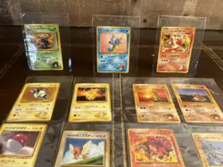 Vintage Japanese Pokemon Gym Series Lot- Misty, Brock, Lt. Surge, Erika- 1999 - Image 1
