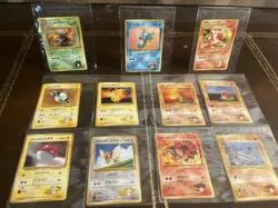 Vintage Japanese Pokemon Gym Series Lot- Misty, Brock, Lt. Surge, Erika- 1999 - Image 2