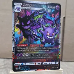 Pokemon Gengar 140 full urban art, FAN ART NON-TCG - Image 2