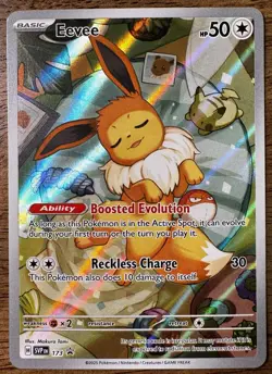 Pokemon Evee #173 Black Star Promo Rare Holo-Prismatic Evolutions- MINT - Image 1
