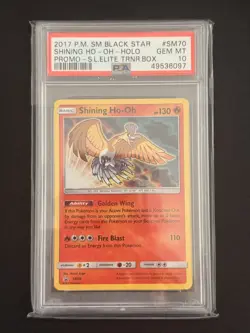 Pokemon - Shining Ho-Oh - SM70 - Shining Legends - ETB Promo - PSA 10 - Image 1