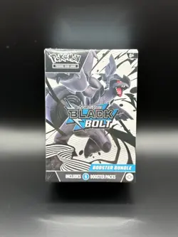 Pokemon TCG Black Bolt Booster Bundle Box - 6 Booster Packs Brand New Sealed - Image 1