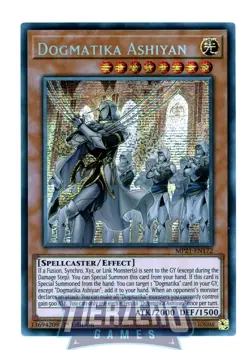 Yugioh MP21-EN172 Dogmatika Ashiyan Secret Rare 1st Edition - Image 1