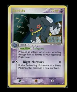 Banette - 1/100 - Pokemon Crystal Guardians Reverse Holo Card LP - Image 1