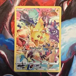 Pikachu (Secret) 160/159 Crown Zenith Full Art Holo Pokemon Card - Image 1