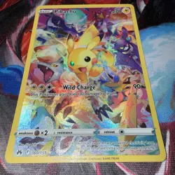 Pikachu (Secret) 160/159 Crown Zenith Full Art Holo Pokemon Card - Image 4