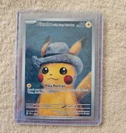 Pokemon x Van Gogh Museum: Pikachu with Grey Felt Hat Promo Card - Image 1