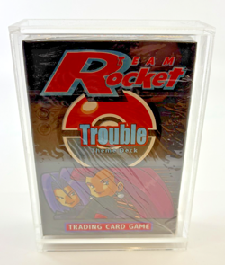 Pokemon Cards - SEALED Trouble Theme Deck - Team Rocket - With Protective Case - Image 1