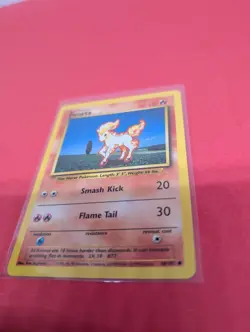 Ponyta 60/102 Common 🔥/🔥 Base Set / WOTC 1999 Pokemon Card - Image 3