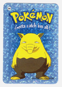 Drowzee #096 - Vintage Pokemon Vending Prism Holo Sticker Card 2000 Nintendo - Image 1