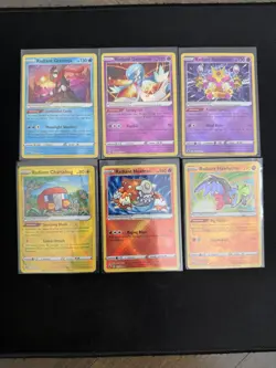 Radiant Rare Pokemon 6 Card Lot NM Greninja Gardevoir Alakazam Charjabug Heatran - Image 1